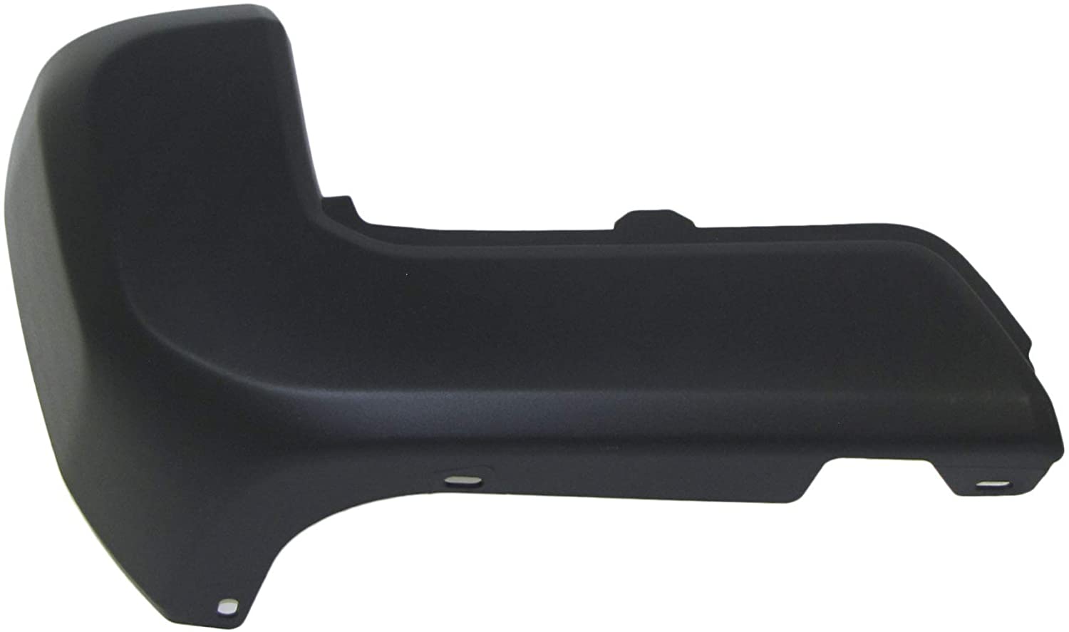 TOYOTA TACOMA 2016-2023 — REAR BUMPER END LH; BLACK; W/O SENSORS; 2016-2023