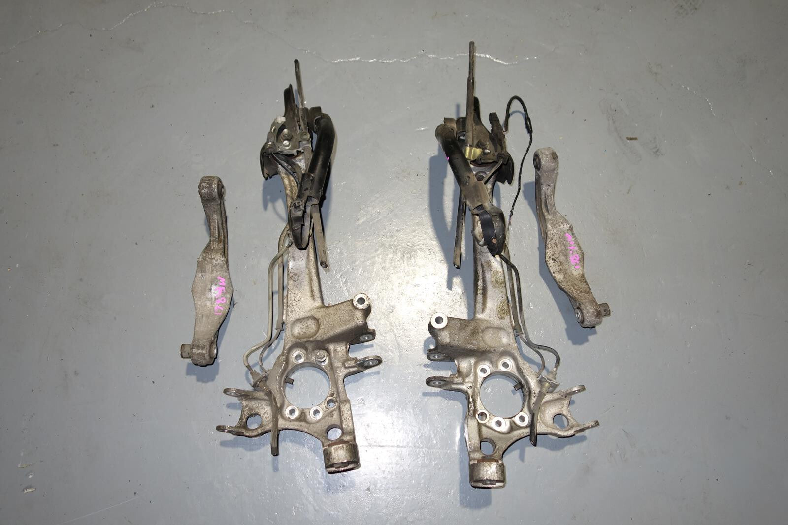 JDM Subaru Legacy Spec B Aluminum Rear Control Arms Trailing Arm 2005-2009 STi