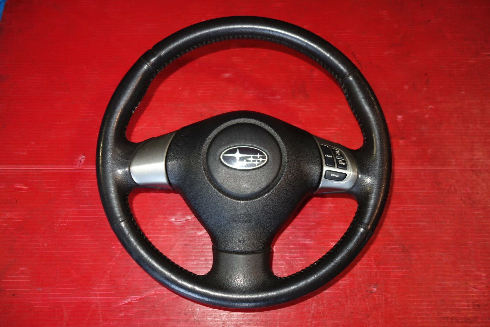 JDM Subaru Impreza WRX STi Forester Legacy Outback Steering Wheel & Hub #6202