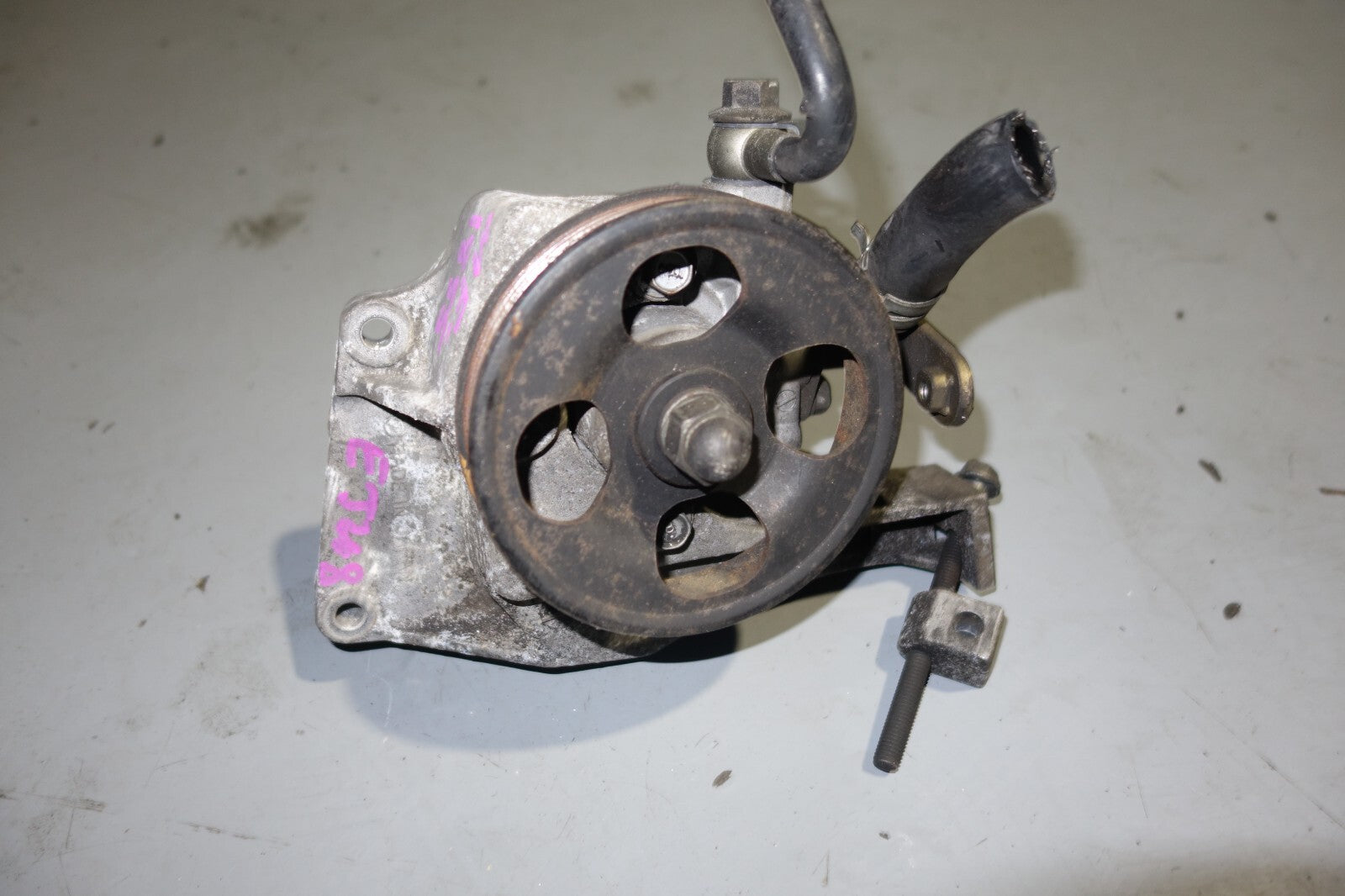JDM 2000-2004 SUBARU LEGACY B4 EJ208 EJ206 TWIN TURBO POWER STEERING PUMP MF1845