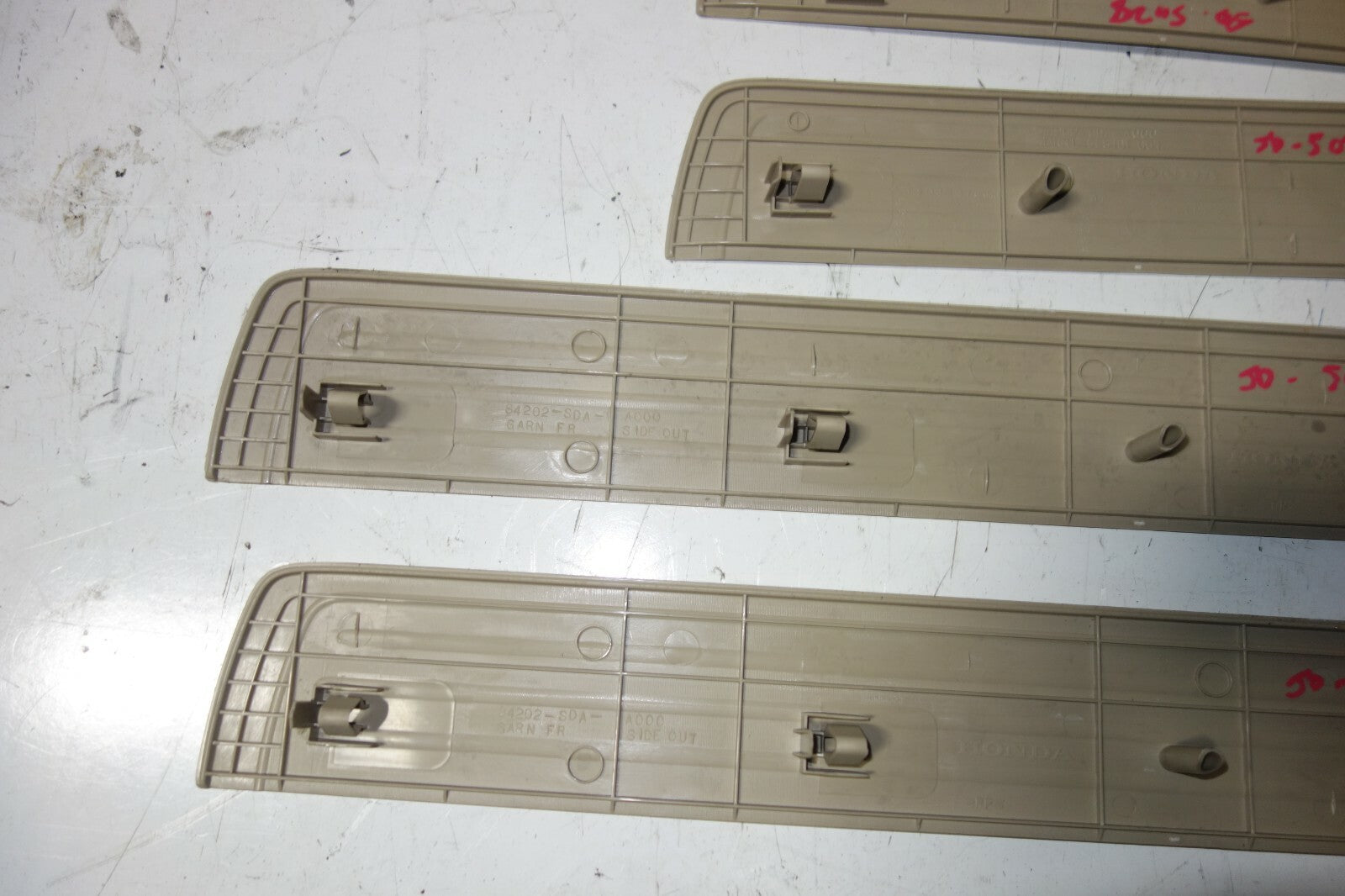 JDM Honda Accord Door Sills Scuff Plates Sedan 4-dr 2003-2007
