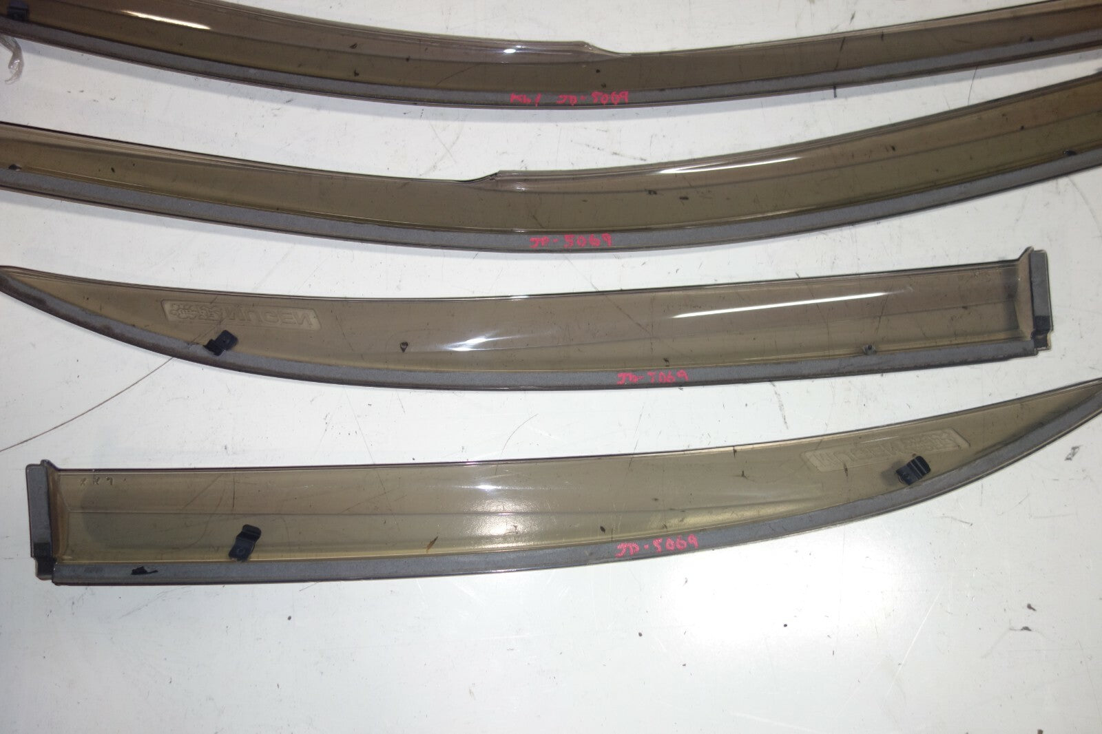 JDM 2005-2008 ACURA RL KB1 MUGEN WINDOW VISORS OEM RAIN GUARDS RARE