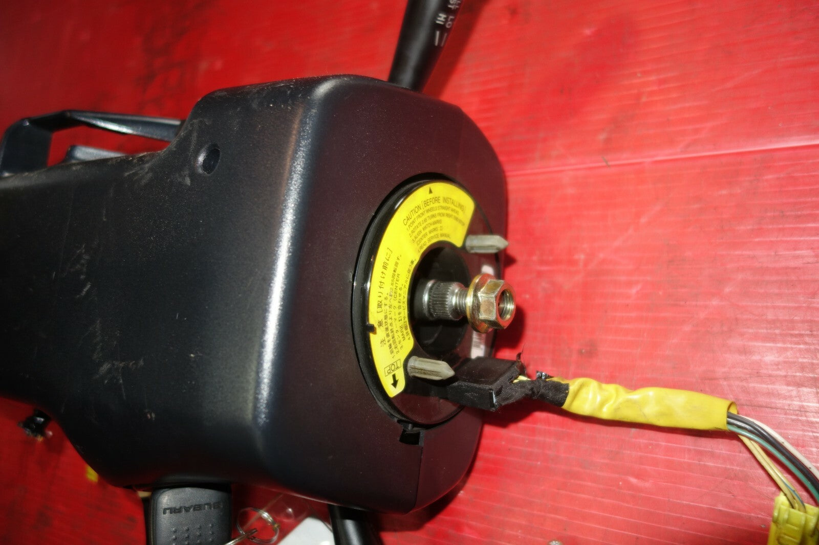 JDM Subaru Impreza WRX STI Steering Wheel Column RHD 2002-2003 Right Hand
