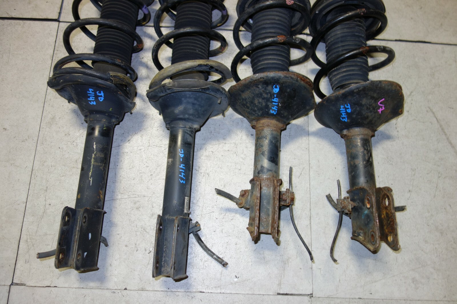 Subaru Impreza WRX Genuine Shocks Struts Coil Springs Suspension Low Miles 02-03