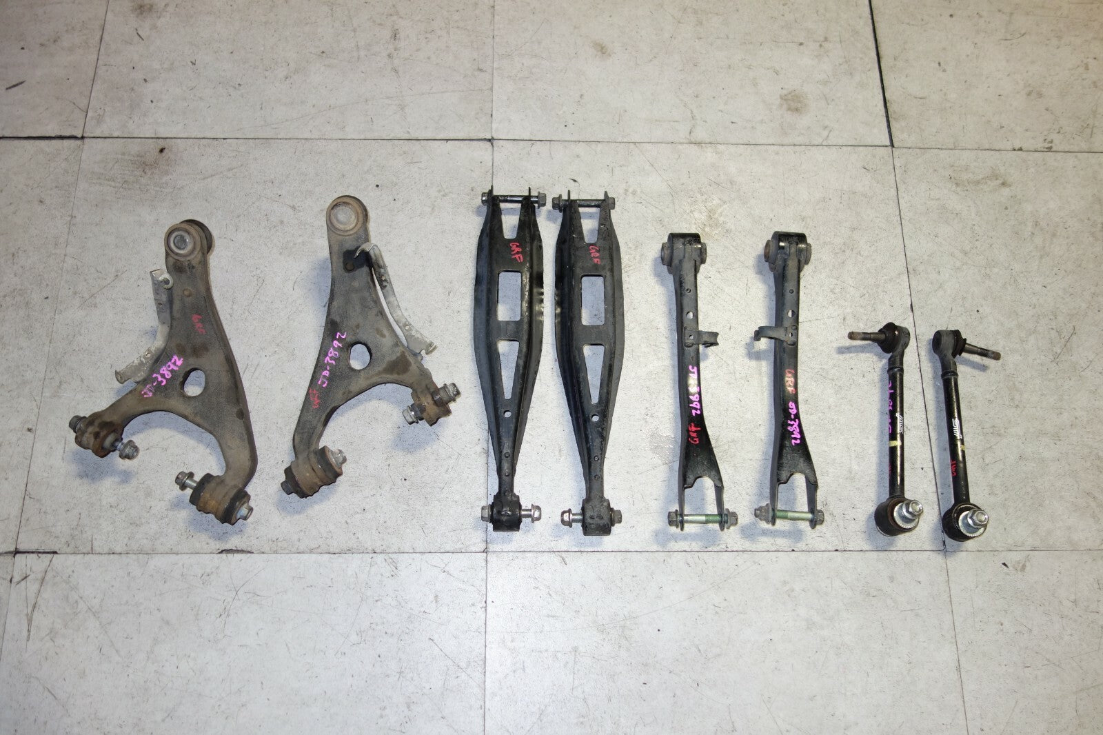 JDM Subaru Impreza WRX STI Rear Control Arms Upper Lateral Links 2008-2014