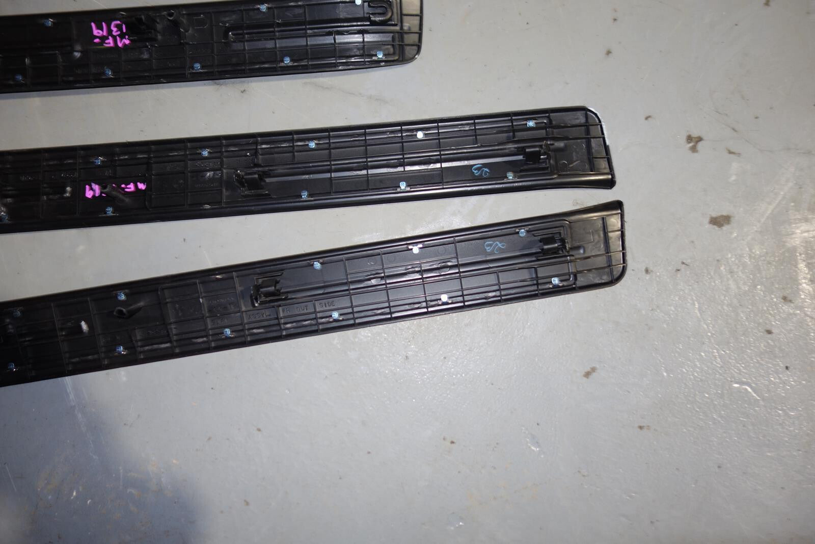 2005-2008 Acura RL MODULO Door Sills Scuffs Kick Plates Honda Legend KB1 JDM