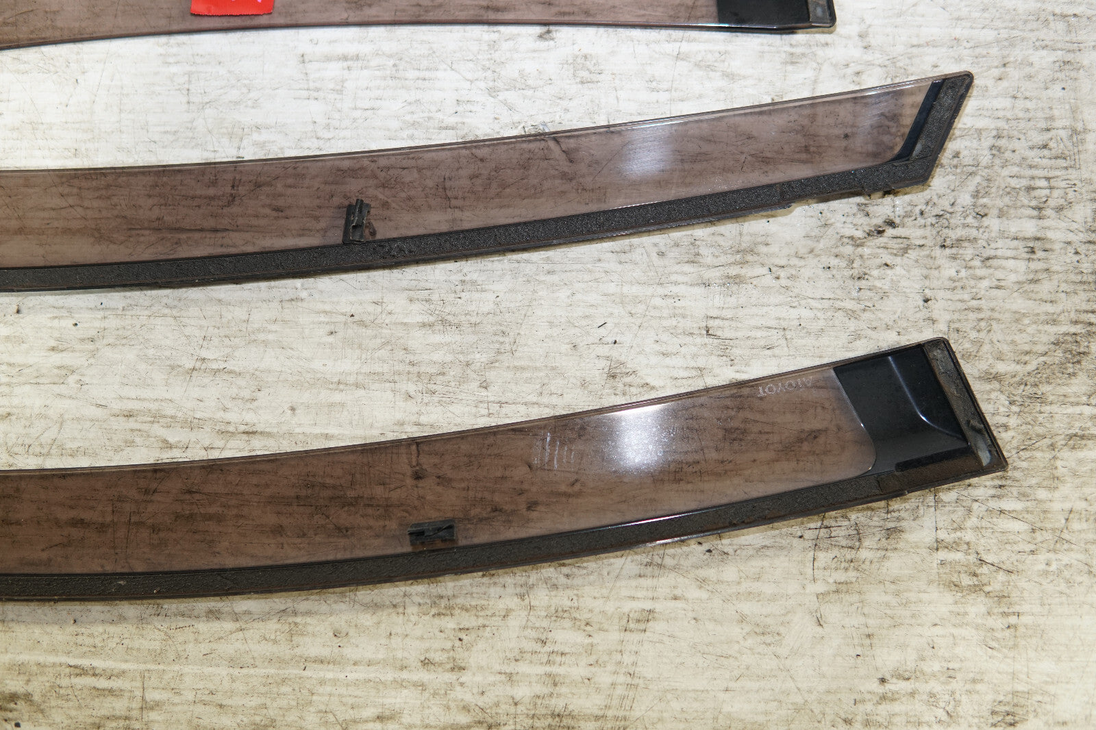 JDM Toyota Prius Window Visors RainGuards Left & Right 2010-2015 ZVW30 Japan