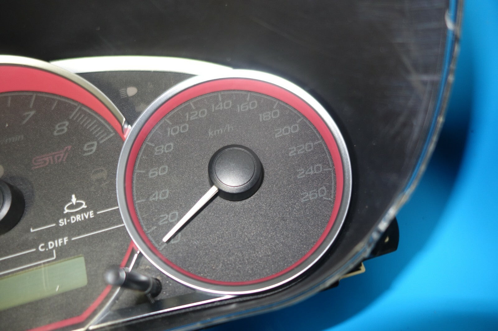 JDM Subaru WRX STi V10 Gauge Cluster Speedometer 260KM/H 2008-2014 GRB 9000RPM