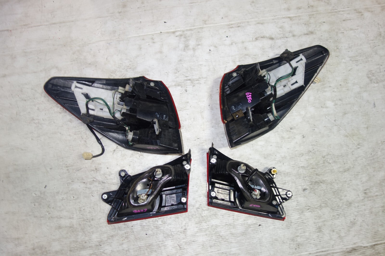 JDM Subaru Legacy BR9 Wagon Taillights Tail Lamps 2010 2011 2012 2013 2014