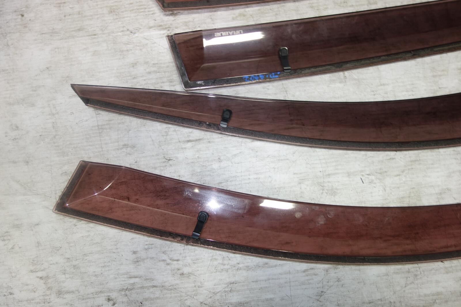 JDM Subaru Impreza WRX STi GVF Sedan Window Visors Rain Guards 2008-2014
