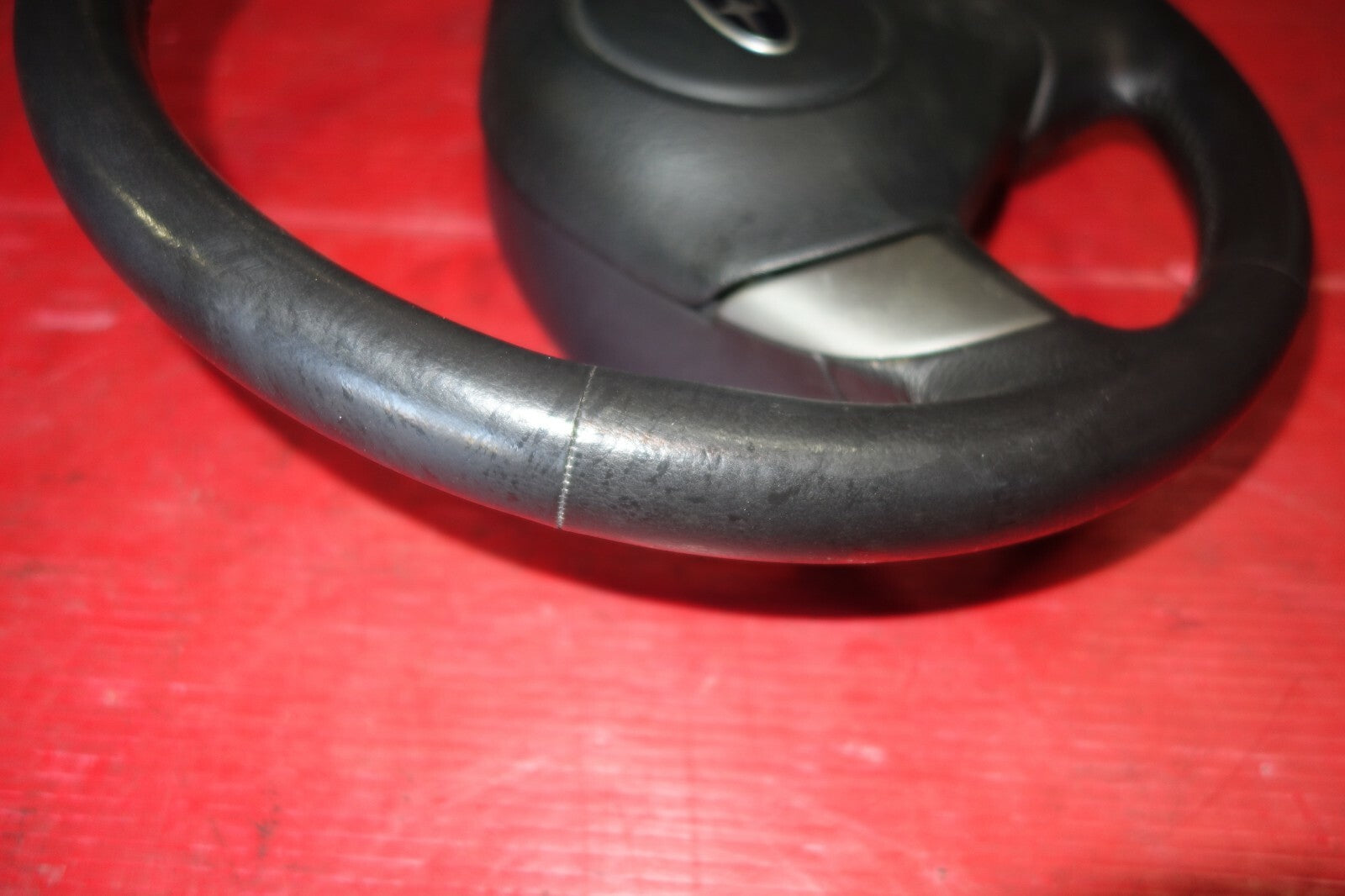 JDM Subaru Impreza Forester Legacy 3 Spoke Leather Steering Wheel & Hub #6211