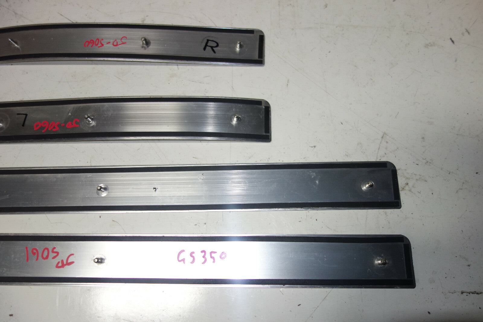 JDM Lexus GS350 GS300 Inner Door Sills Scuff Plates 2006-2011 OEM Japan