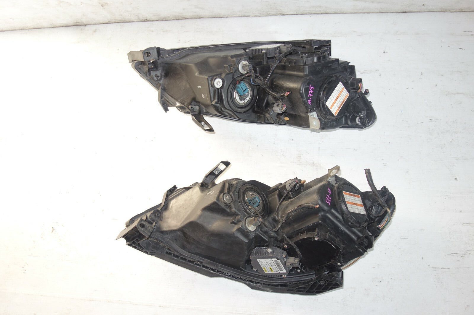 JDM 05-08 GENUINE ACURA RL CLEAR OEM HID HEAD LIGHTS KB1 HEADLIGHTS PAIR LH & RH