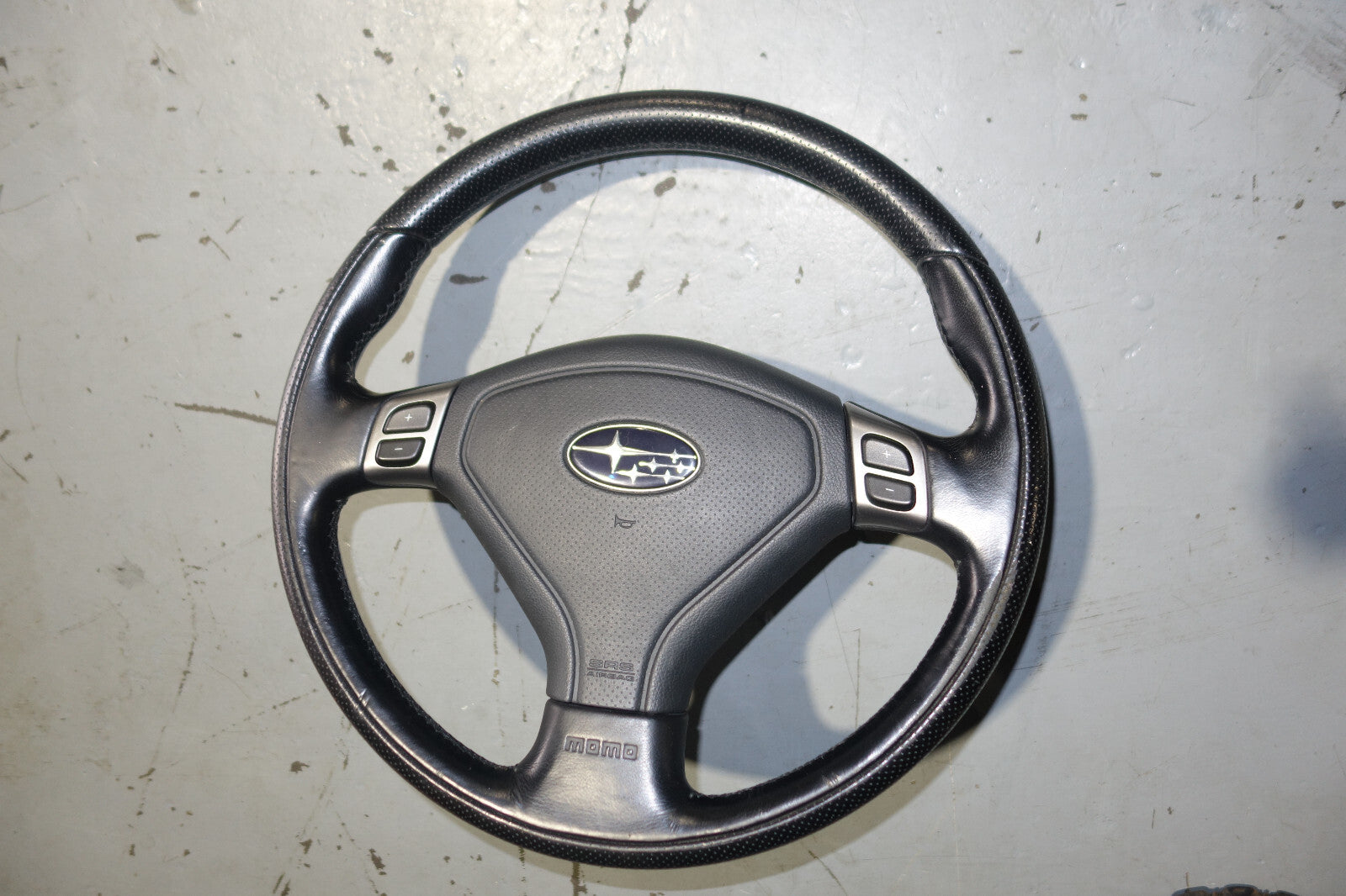2003-2008 Subaru Forester OEM Momo Steering Wheel & Hub Leather SG5 SG9 #2