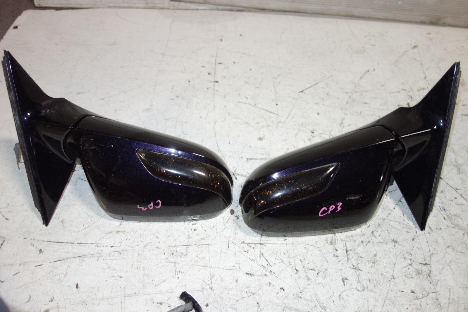 JDM Honda Accord CP3 Power Folding Mirrors Signal Lights Pair 2008-2012