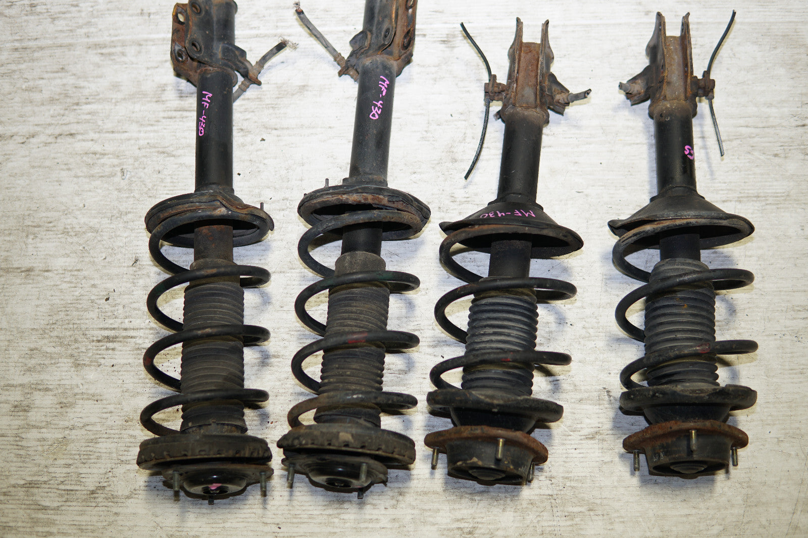 JDM Subaru Forester STi SF5 OEM Shocks Coil Springs Struts 1998-2002