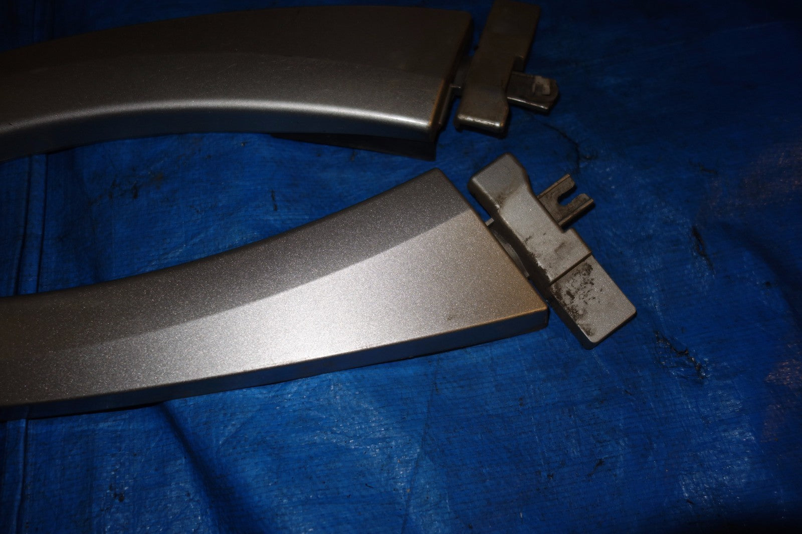 JDM Subaru Legacy OEM Quarter Panel Trim Moulding Molding Pair Silver 2005-2009