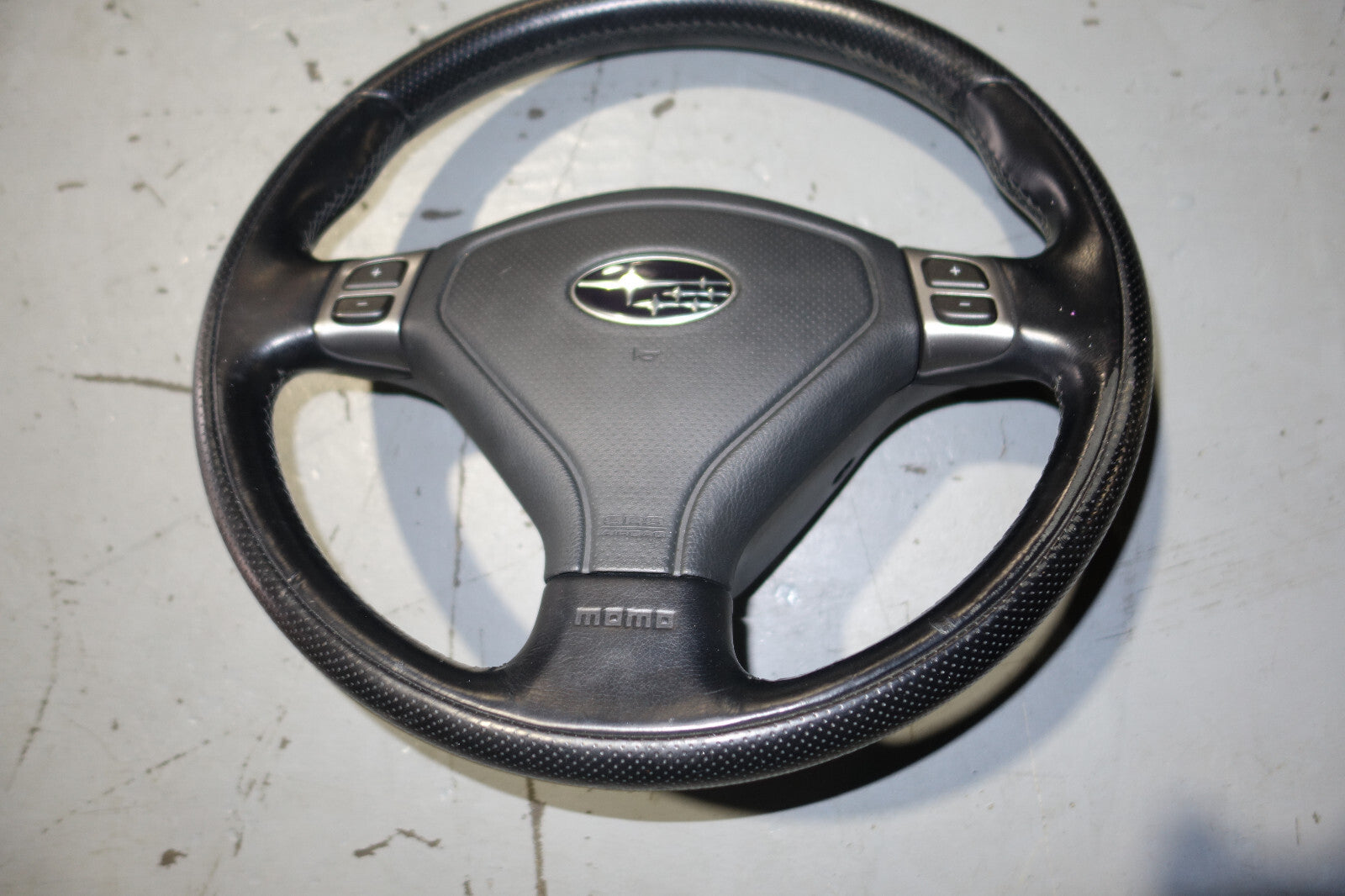 2003-2008 Subaru Forester OEM Momo Steering Wheel & Hub Leather SG5 SG9 #2