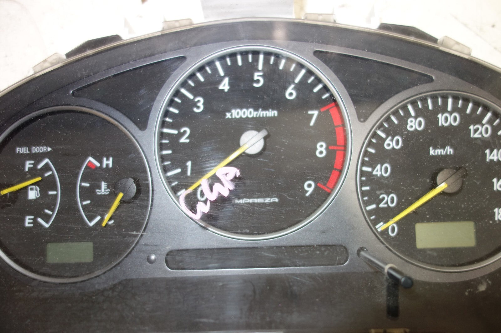 JDM 2002-2003 SUBARU IMPREZA WRX V7 MANUAL 5 SPEED GAUGE CLUSTER SPEEDOMETER