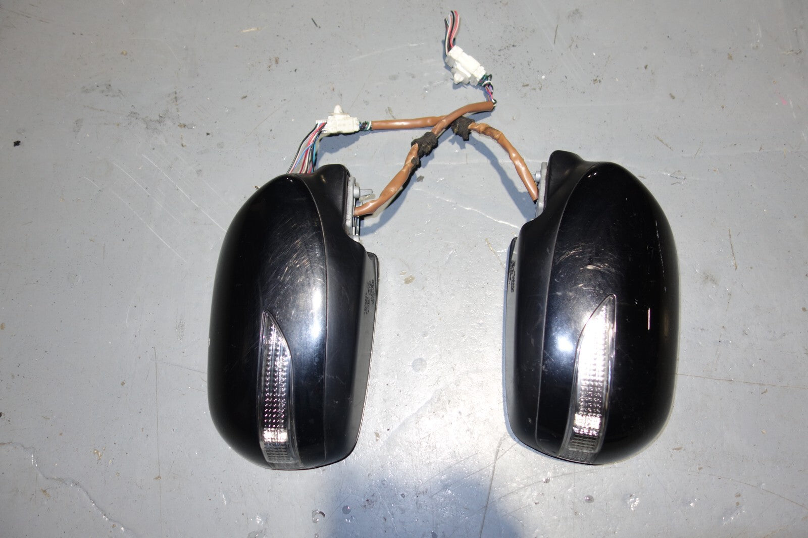 JDM Subaru Impreza WRX STi Power Auto Folding Mirrors Lights GRB 2008-2014