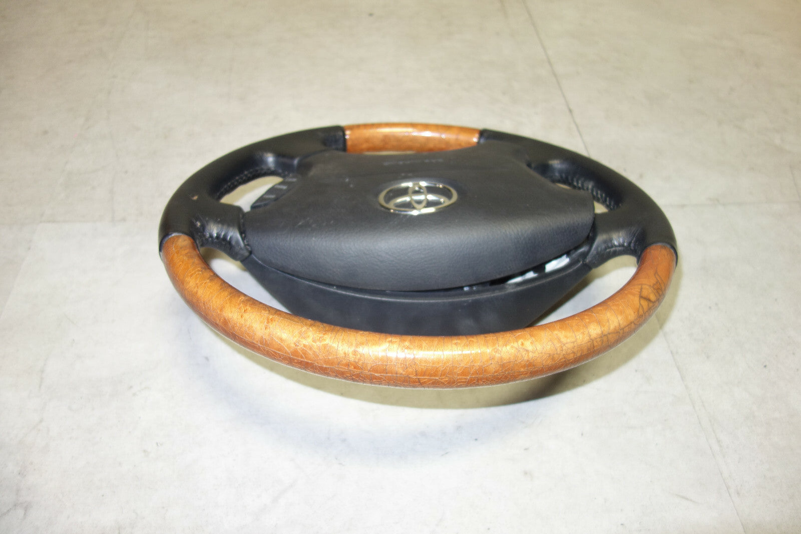 JDM Toyota Celsior / Lexus LS430 Steering Wheel Wood Leather 2001-2006