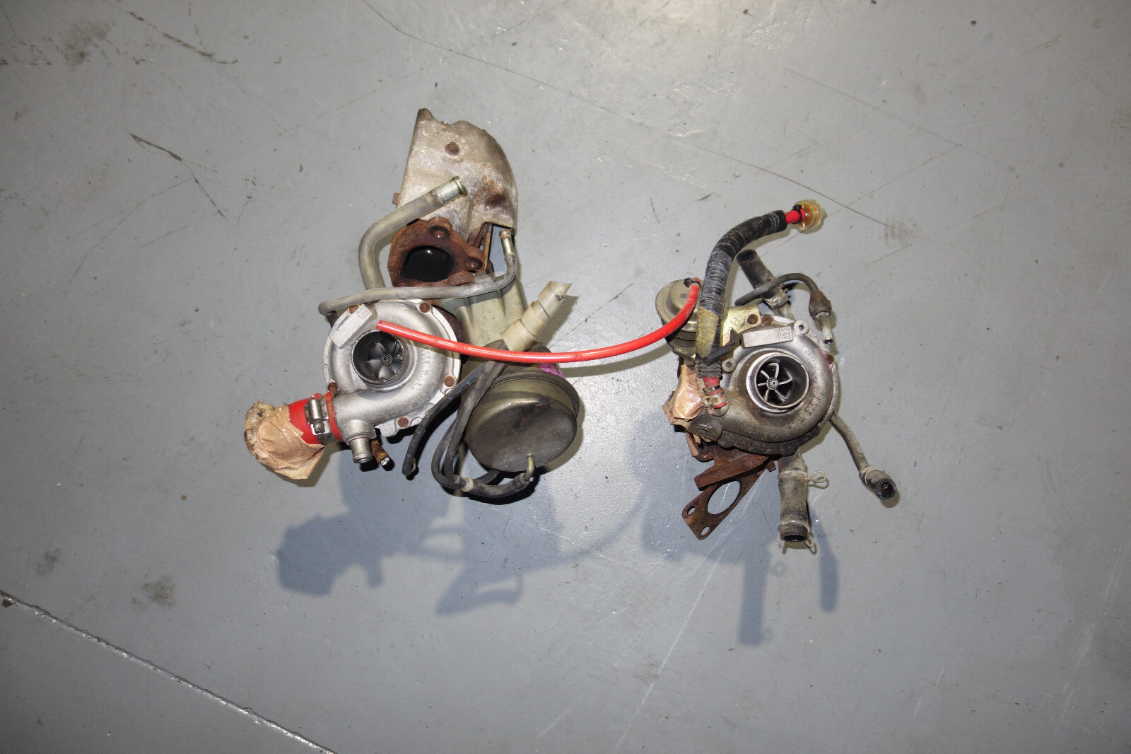 JDM Subaru Legacy OEM VF Turbo Chargers Twin Turbo EJ206 EJ208 2000-2004