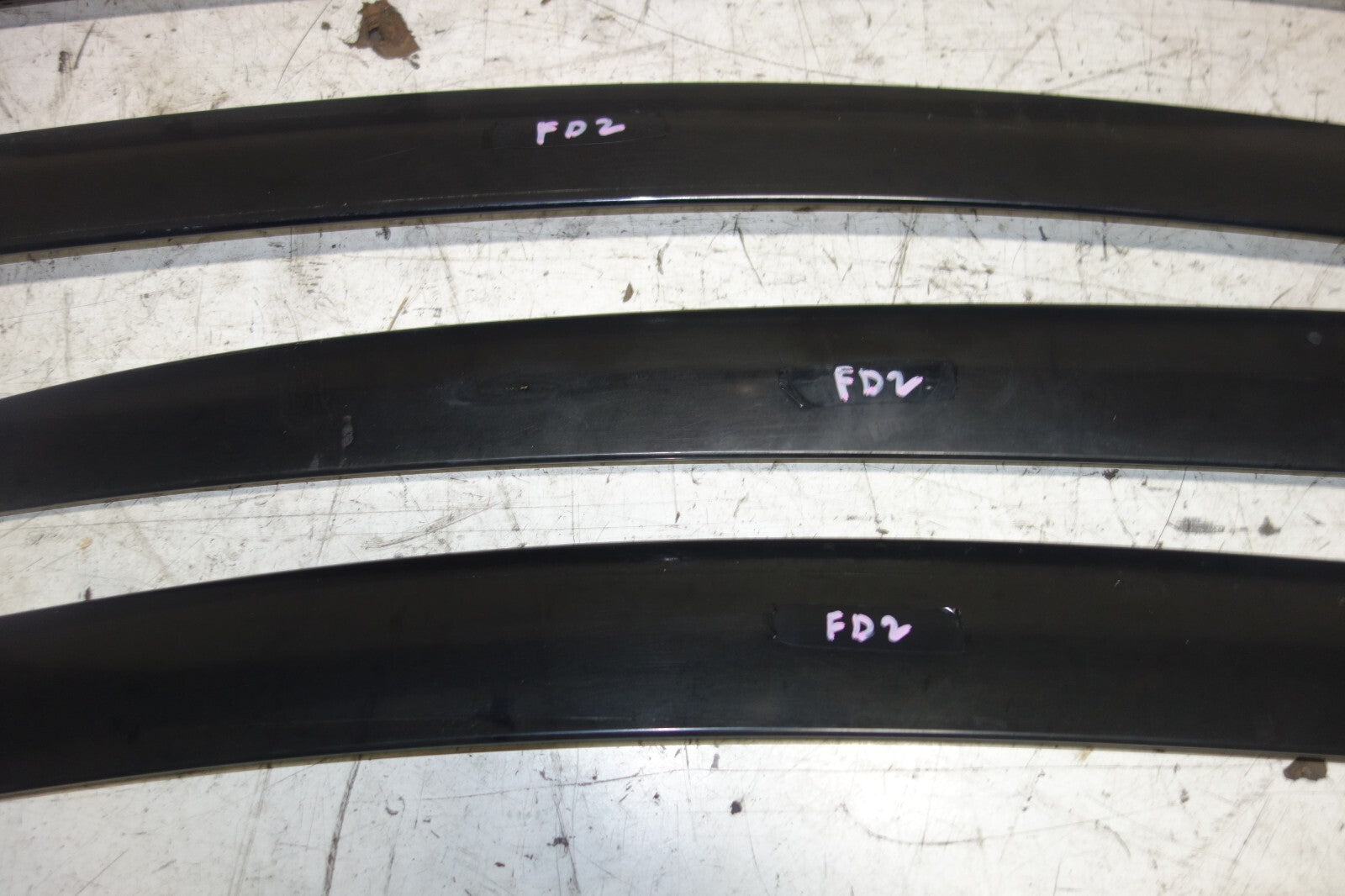 JDM Acura CSX / Civic FD2 Type R Window Visor OEM Set 2006-2011