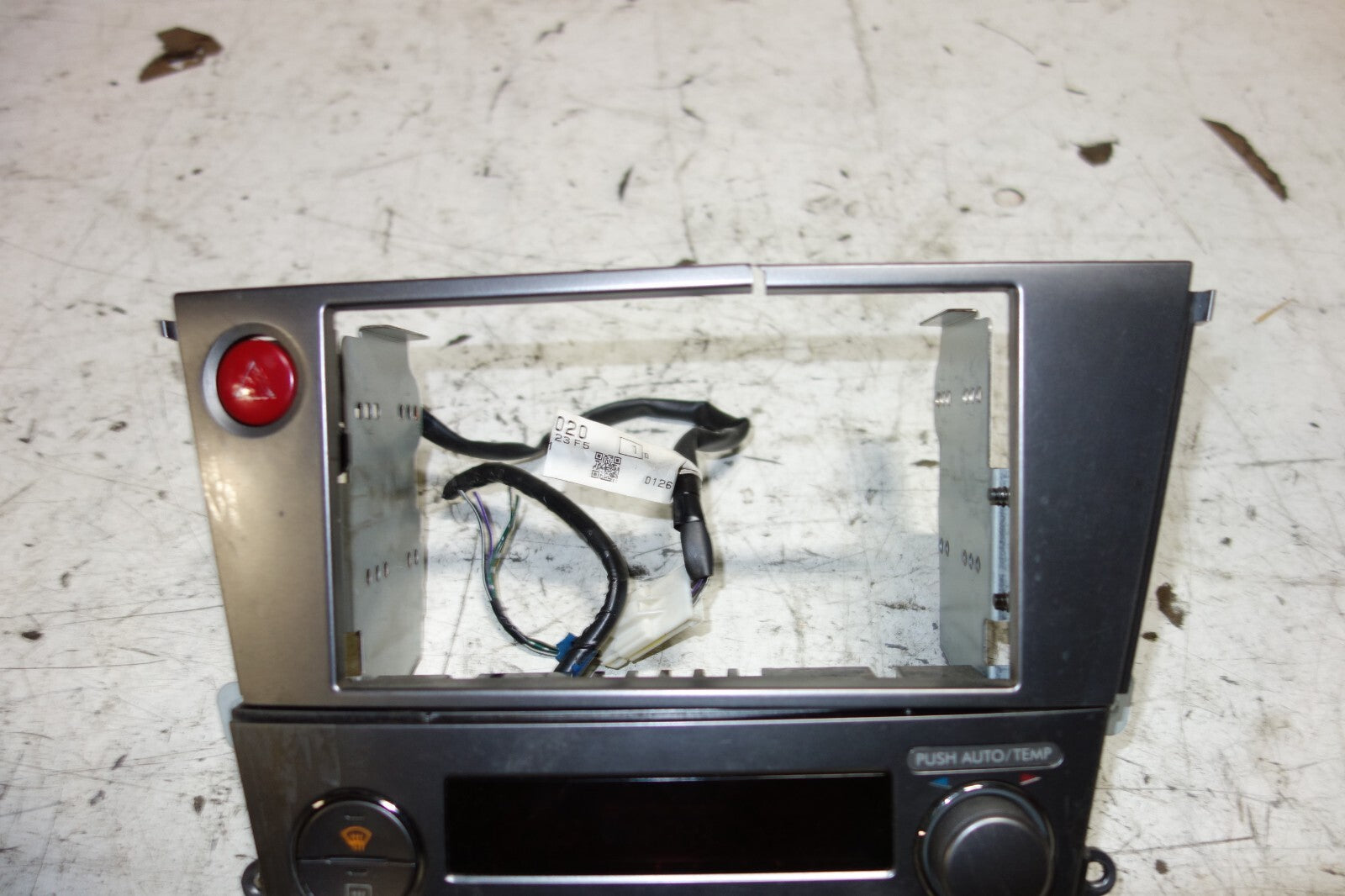 JDM Subaru Legacy Outback Climate Control Double Din Dual Bezel Trim 2005-2009