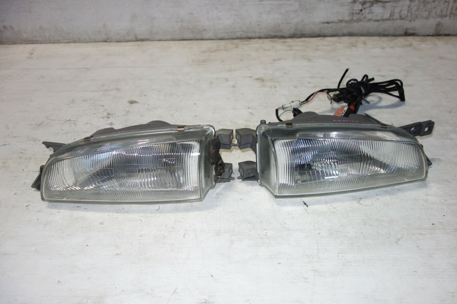 JDM SUBARU GENUINE IMPREZA WRX STi GC8 GF8 HEAD LIGHTS OEM VERSION 3 4 LAMPS