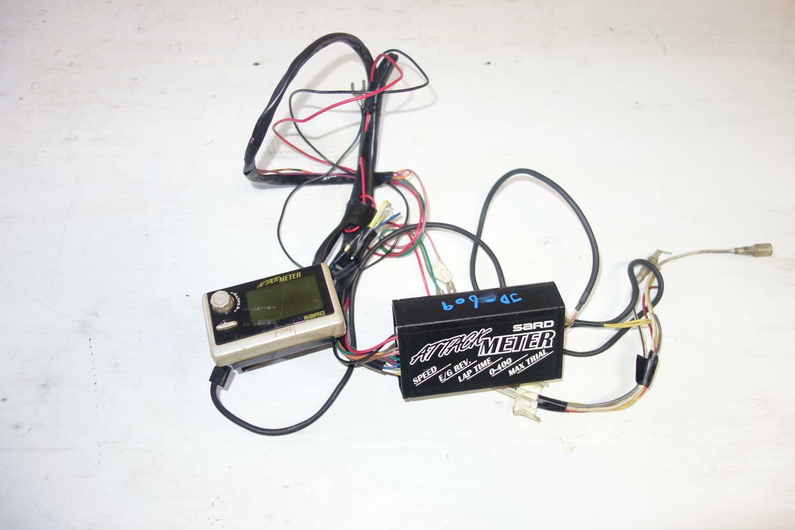 JDM SARD Attack Meter lap times track rally display meter rx7 wrx sti rsx civic