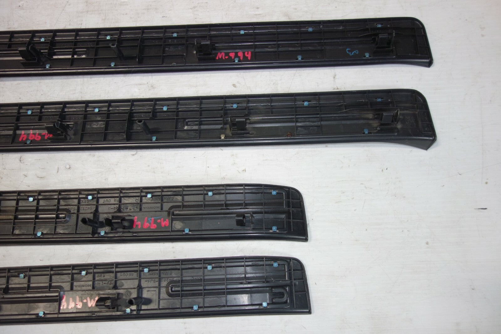 JDM ACURA RL HONDA LEGEND KB1 OEM DOOR SILLS TRIM SCUFF PLATES SIDE STEPS 05-08