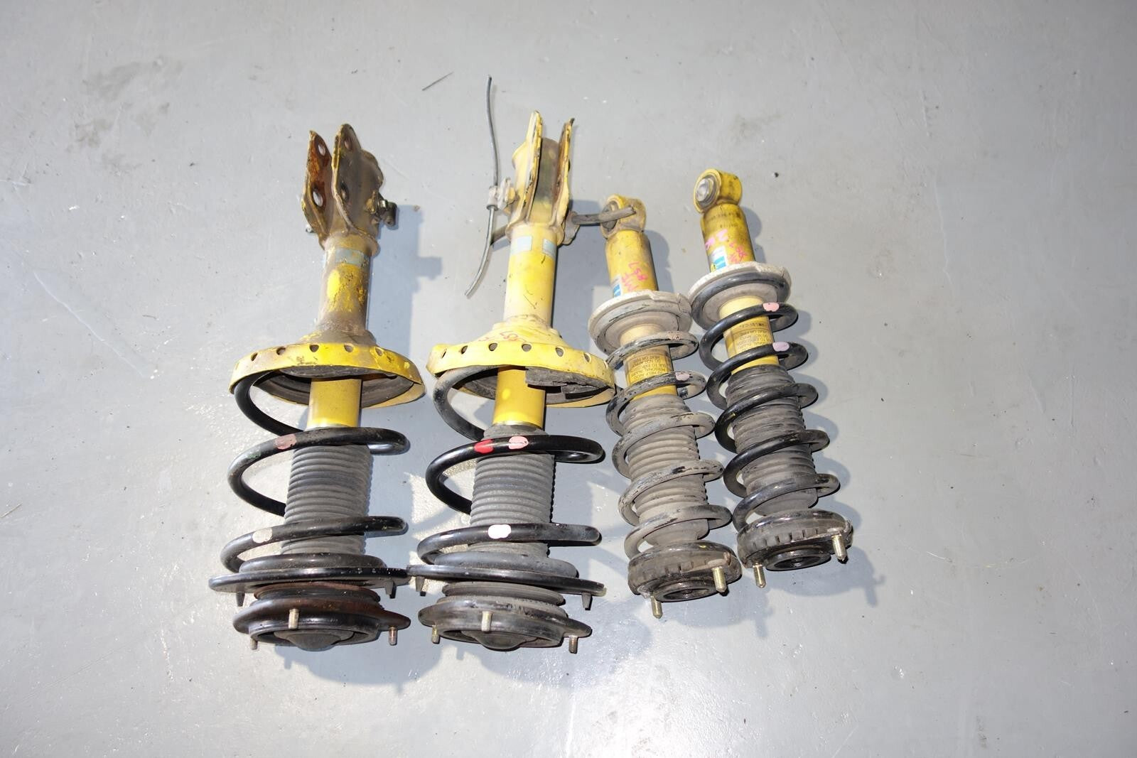 JDM SUBARU LEGACY BILSTEIN SPEC-B SHOCKS FRONT & REAR STRUTS COIL 05-2009 MF-857