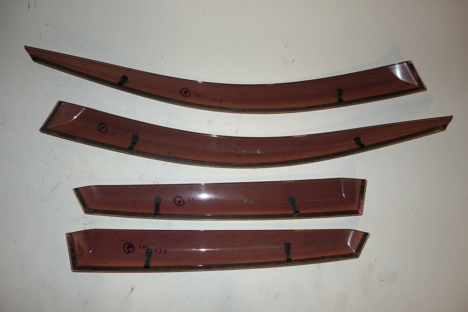 2008-2014 OEM Subaru Impreza WRX STi Wagon Window Visors Rain Guards JDM Rare