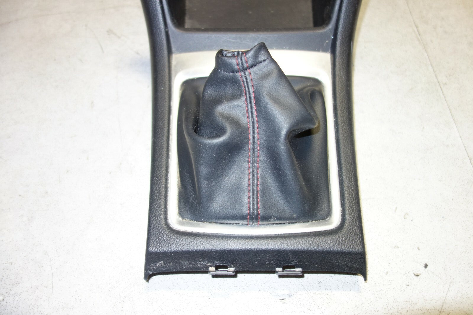 Subaru WRX OEM Shifter Console Trim Bezel Shift Boot Red Stitching VA 2015-2020