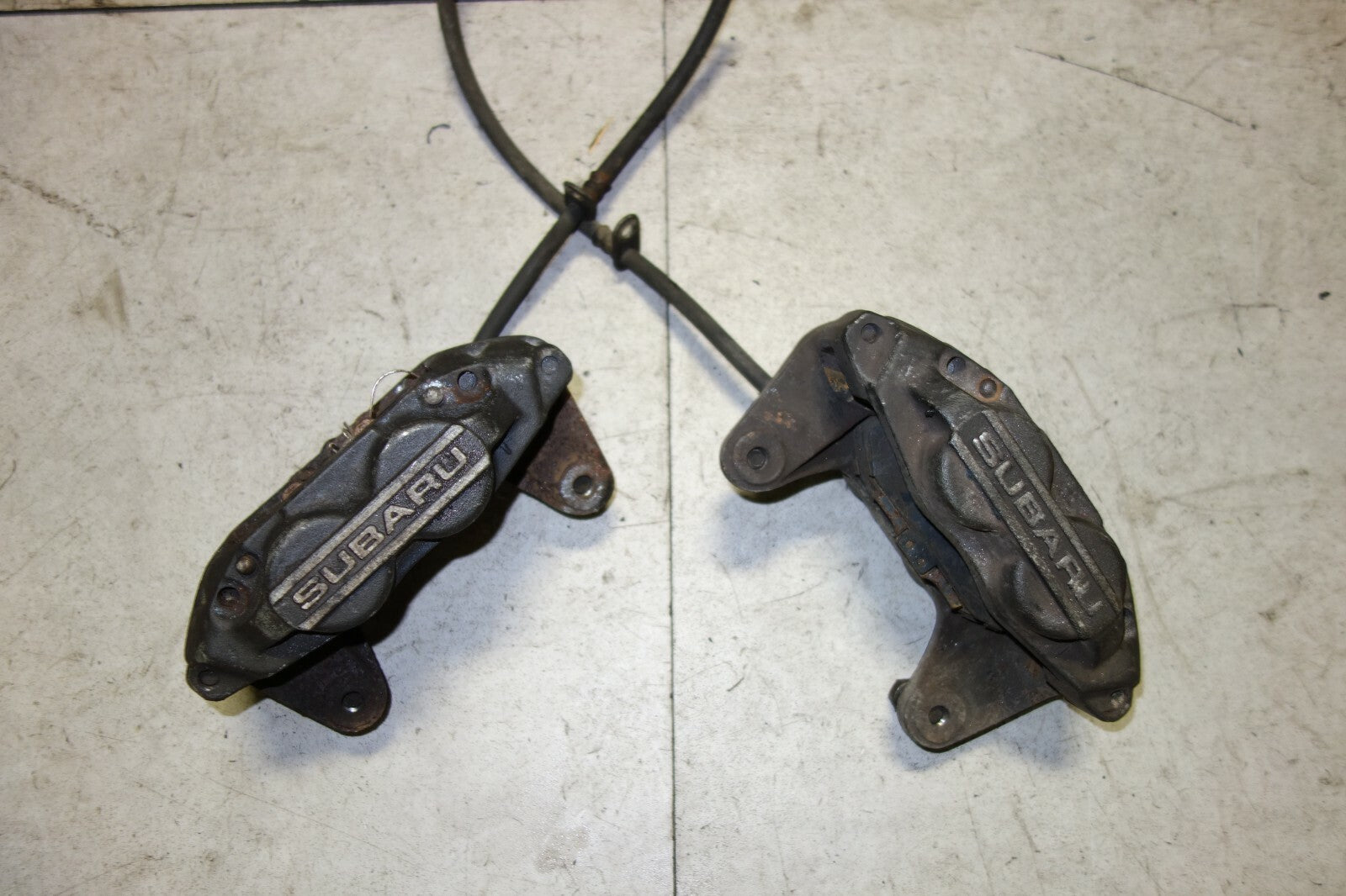 JDM Subaru Impreza WRX Forester Legacy Front Calipers 4 Piston GD GC8 SG5 SF5 BP
