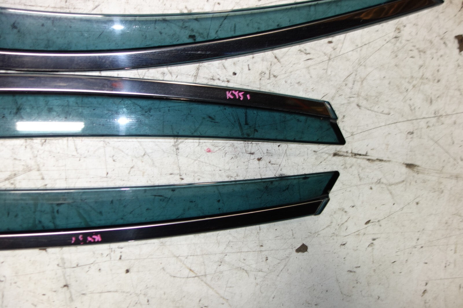 JDM Infiniti M35H M37 M56 Q70 Window Visors Rain Guards OEM 2011-2014