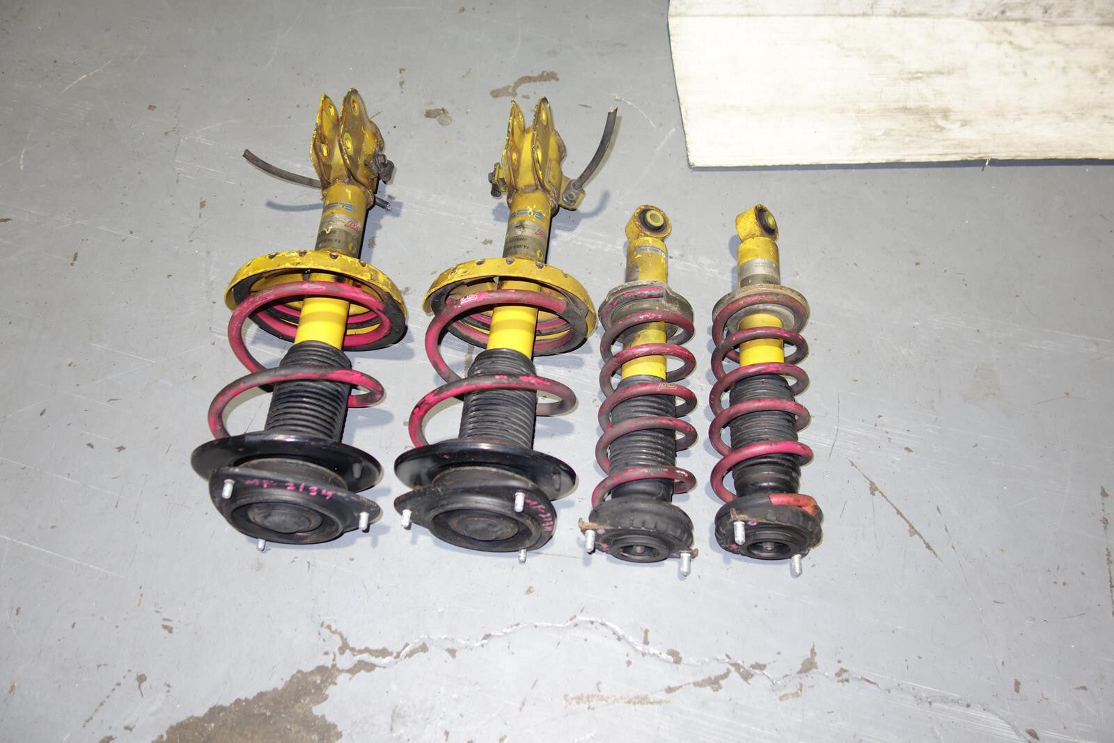 JDM Subaru Legacy STi S402 BILSTEIN Shocks Struts Coil Springs 2005-2009 BP5 BP9