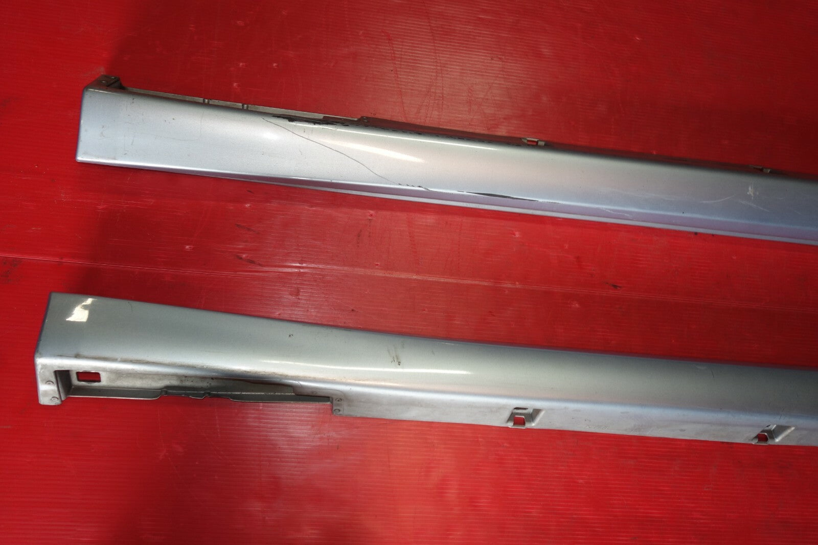 JDM Subaru Forester XT XS OEM Factory Side Skirts Rocker Panels 2003-2008 #6291