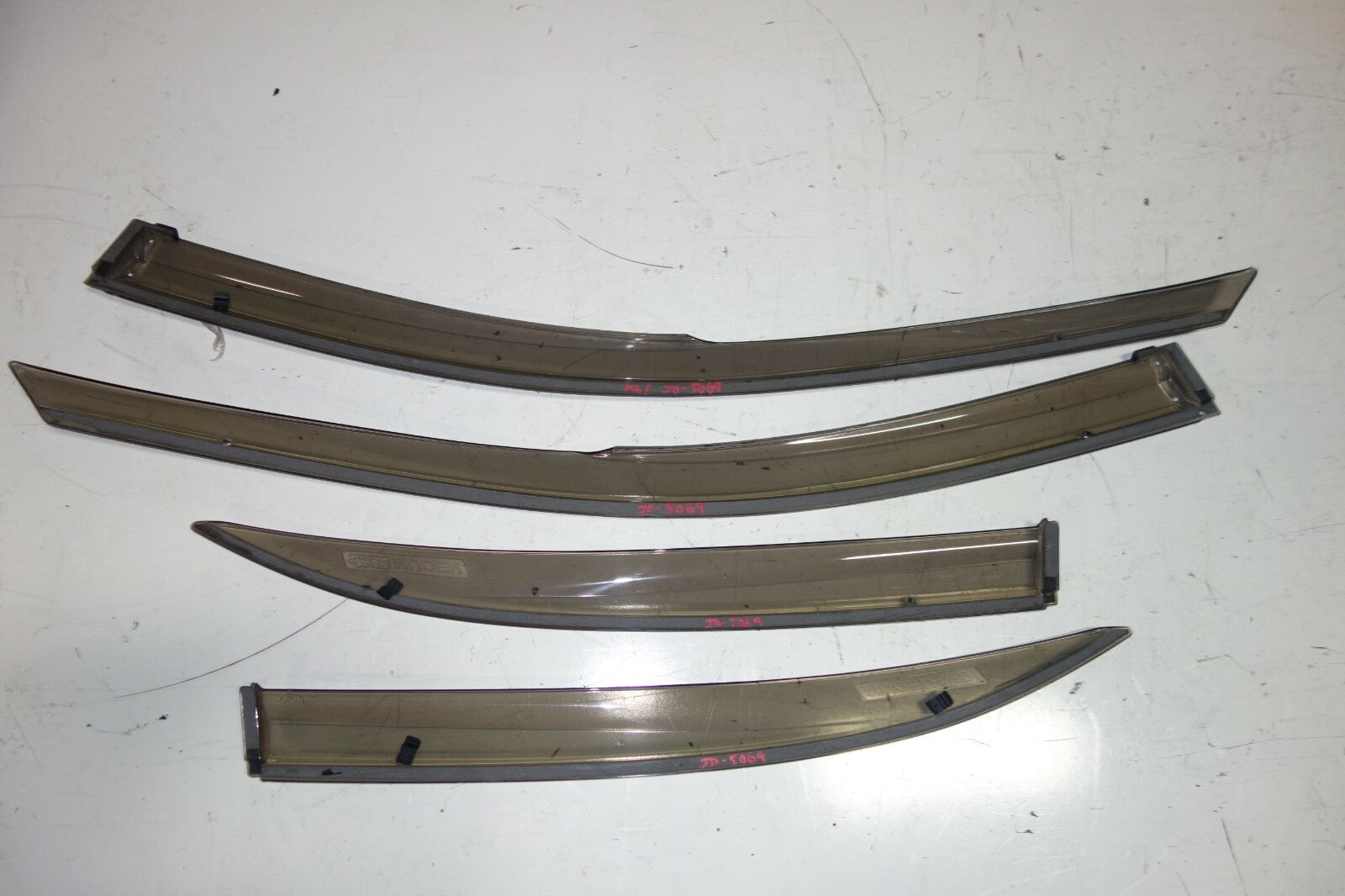 JDM 2005-2008 ACURA RL KB1 MUGEN WINDOW VISORS OEM RAIN GUARDS RARE