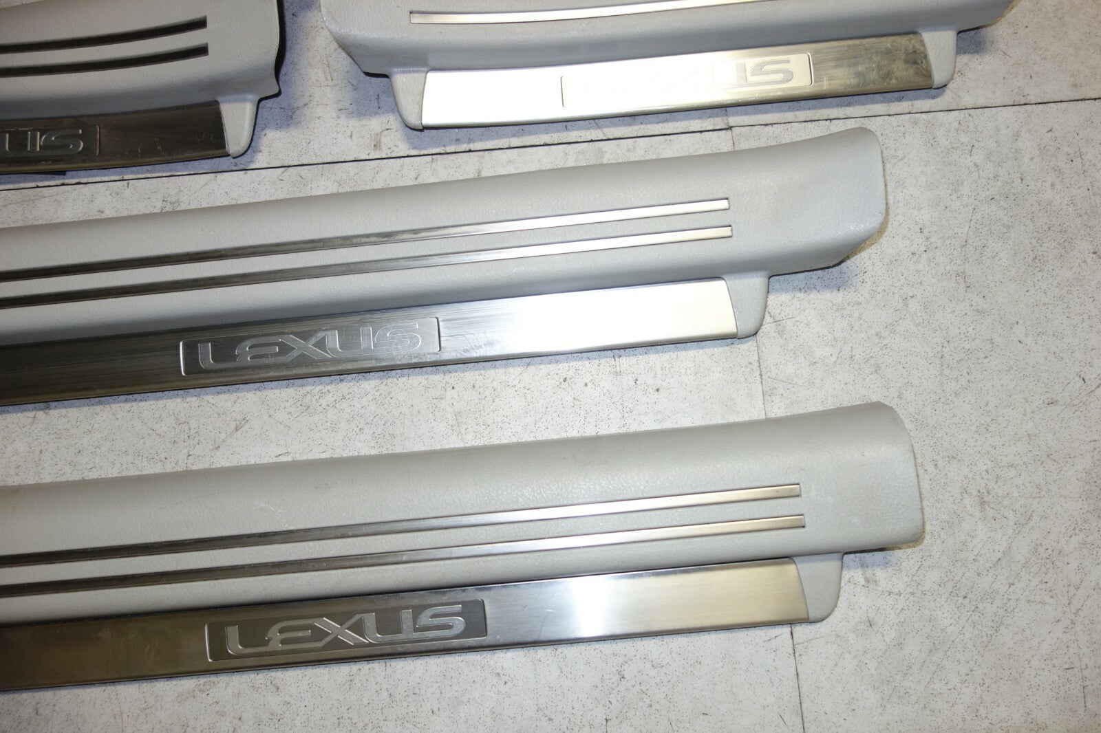 JDM 2007-2012 LEXUS USF40 GENUINE LS460 OEM DOOR SILLS SCUFF PLATES RARE USF40