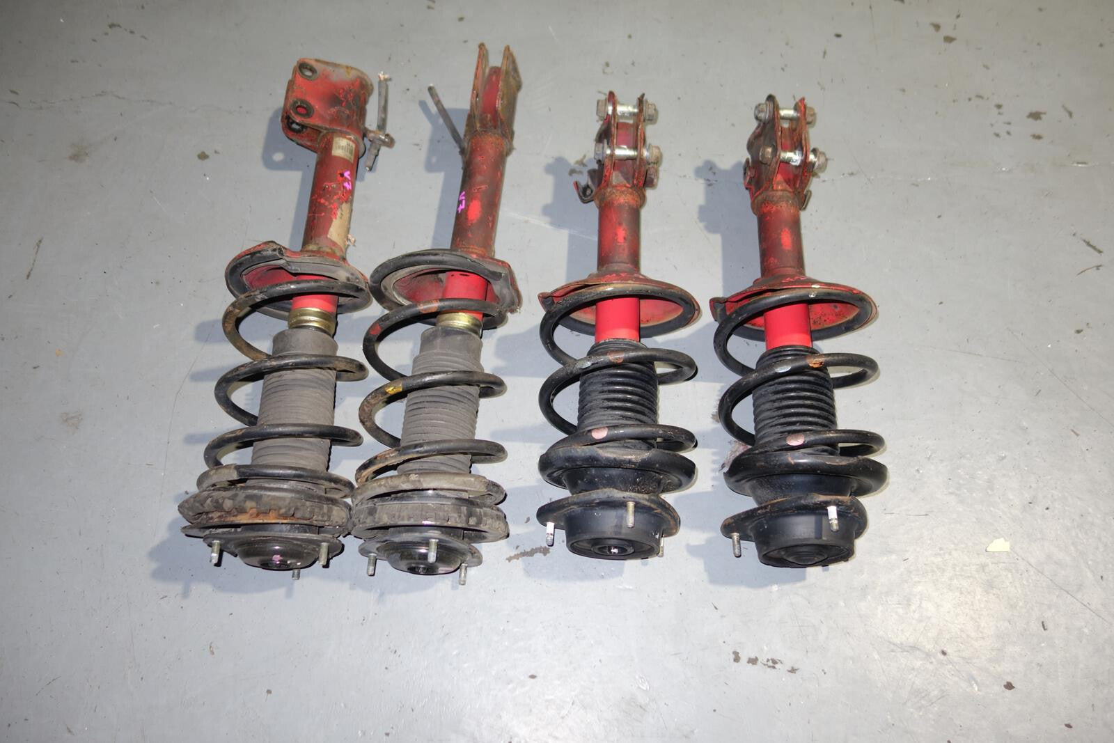 JDM Subaru Impreza WRX STi 5x100 Shocks Coil Springs Struts 2002-2007 V8 V7 V9