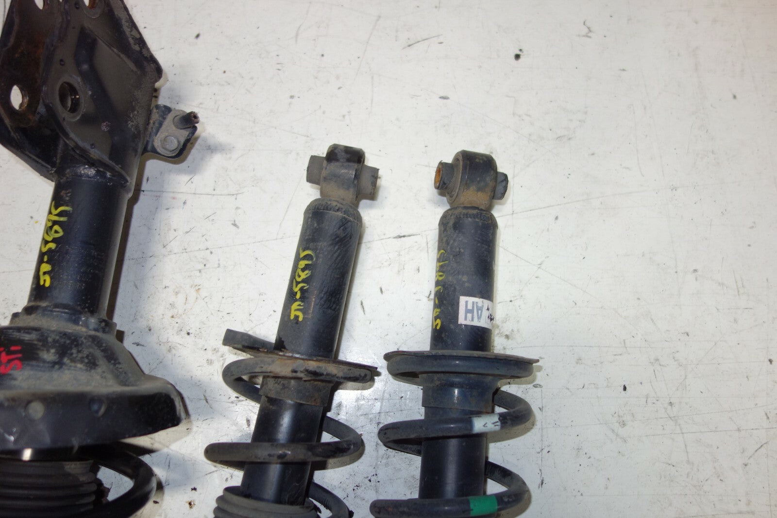 JDM Subaru WRX STi Shocks Strut Springs 2008-2014 Hatchback OEM Front & Rear