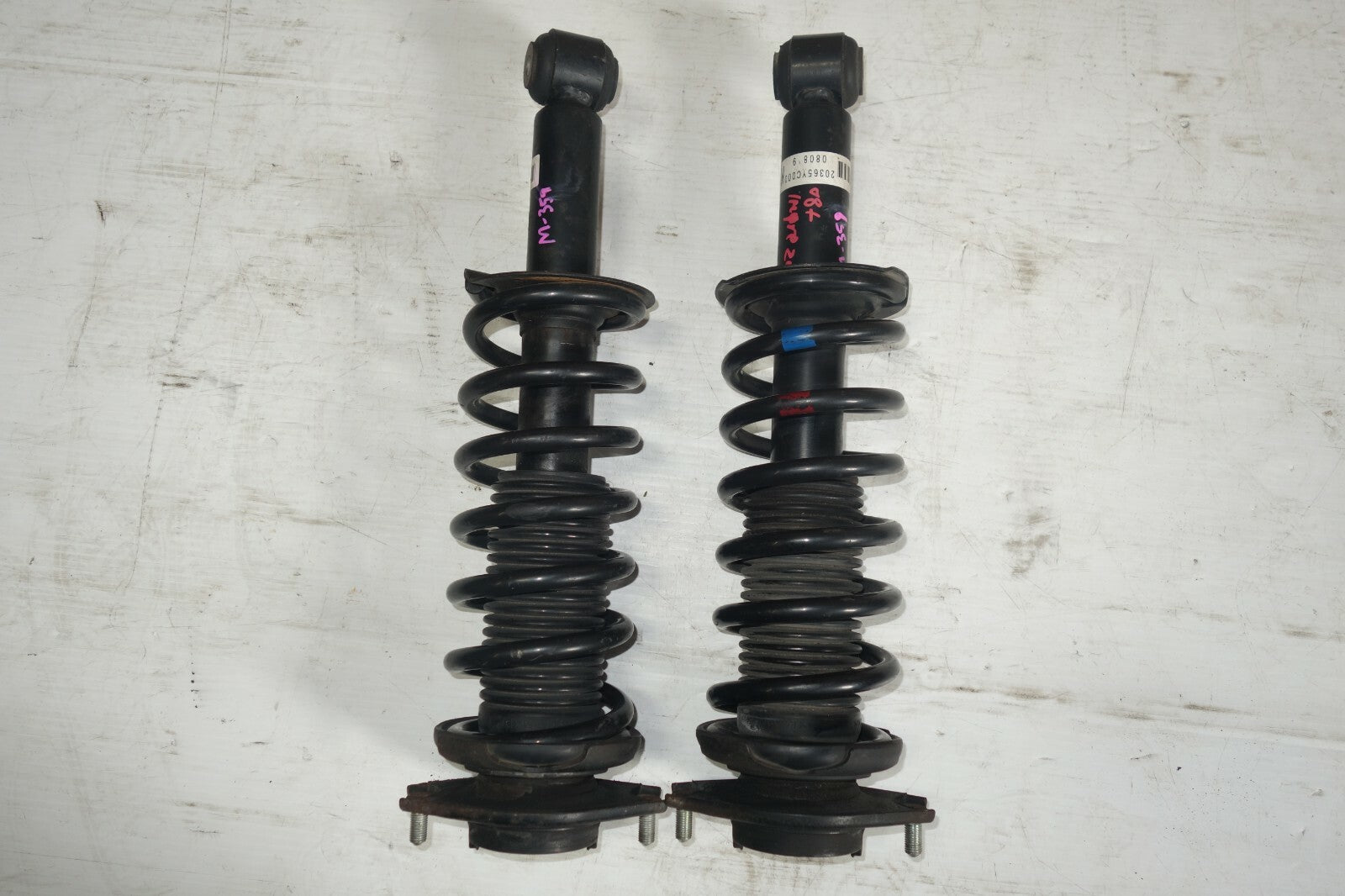 JDM 2008-2014 SUBARU IMPREZA WRX OEM KYB REAR SHOCKS STRUTS COIL SPRING GENUINE