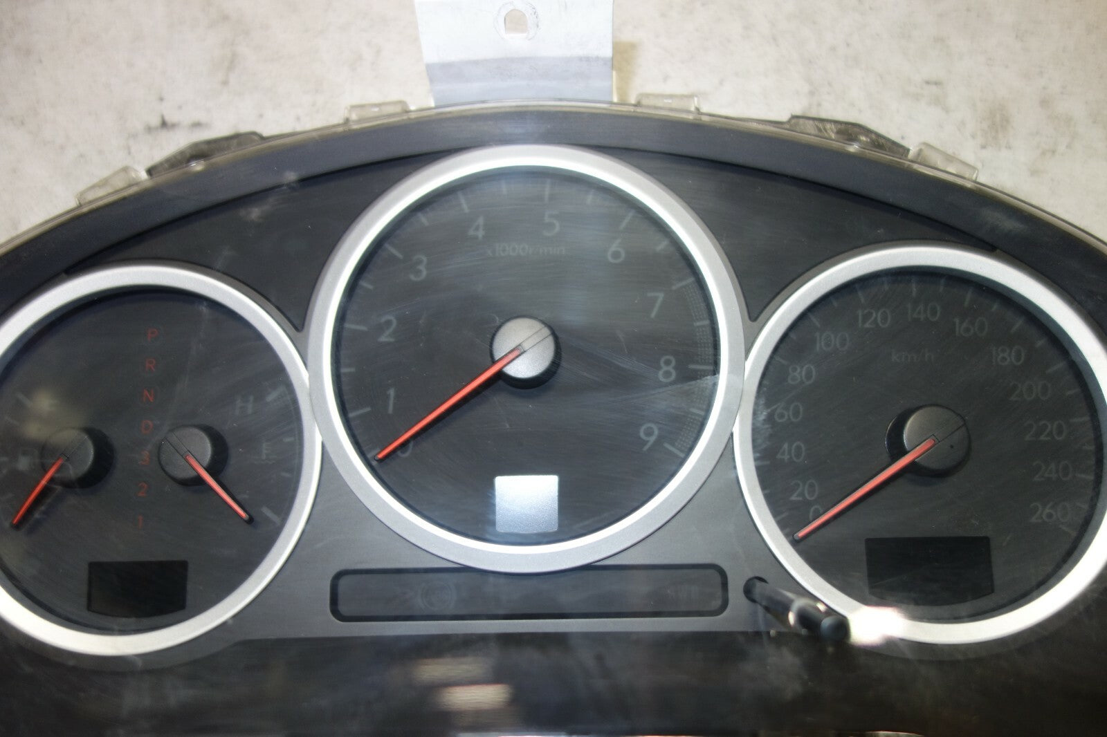 JDM Subaru Impreza WRX Gauge Cluster 2004 2005 2006 2007 V8 V9 Automatic 260KM/H