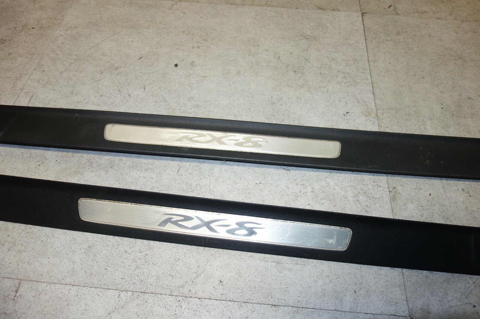 JDM Mazda RX8 Door Sills Scuff Plates Used OEM 2004 2005 2006 2007 2008