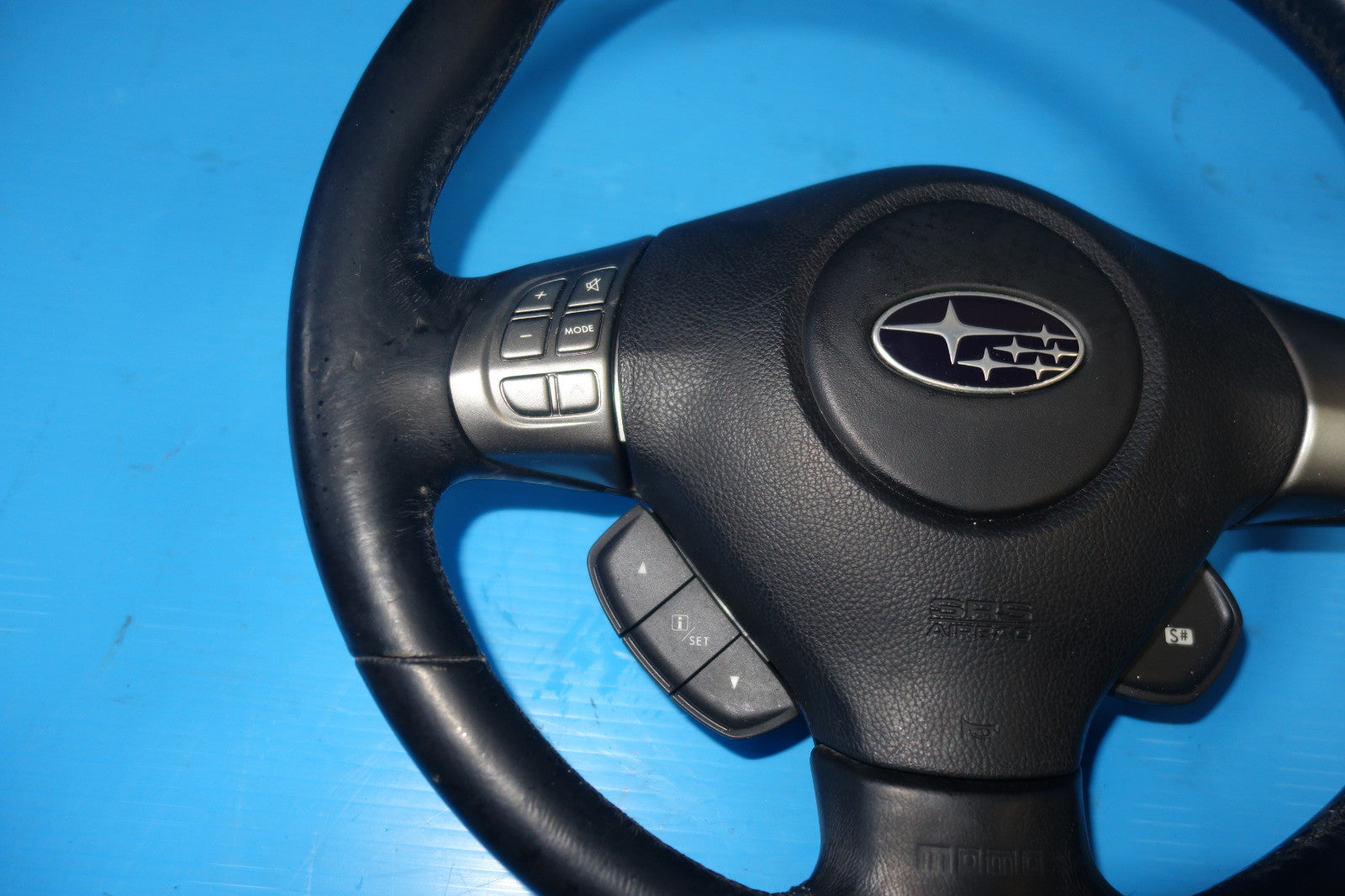 JDM Subaru Legacy & Outback OEM Momo Steering Wheel & Hub Rare BP5 2005-2009
