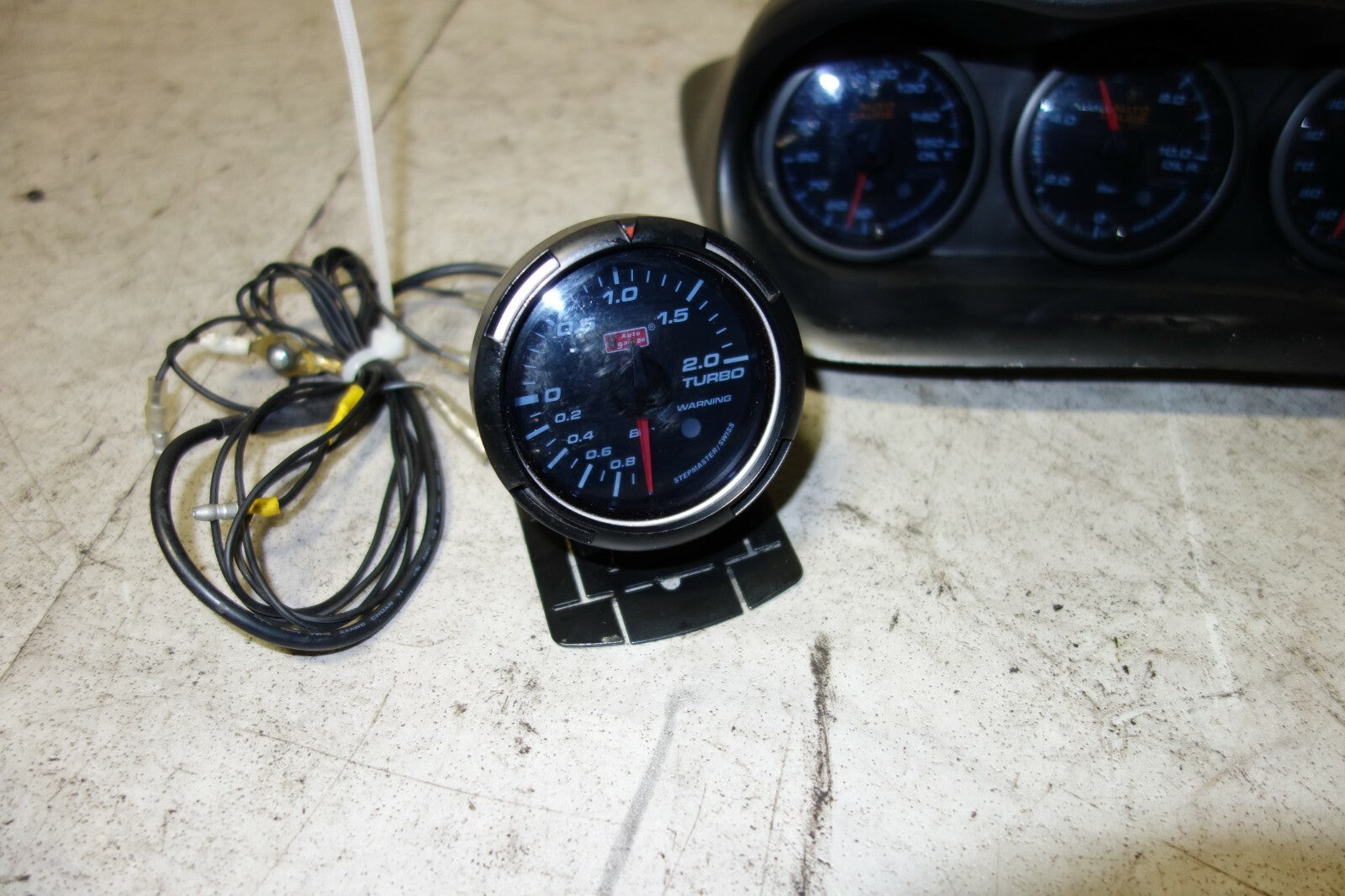 JDM Subaru Impreza WRX STi Turbo Triple Boost Gauge Pod Oil Water GDB 2002-2007