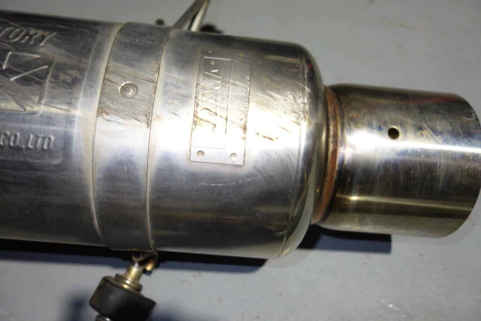 JDM Subaru Impreza WRX STi Fujitsubo FGK Exhaust Muffler Rare GDA GDB 2000-2007