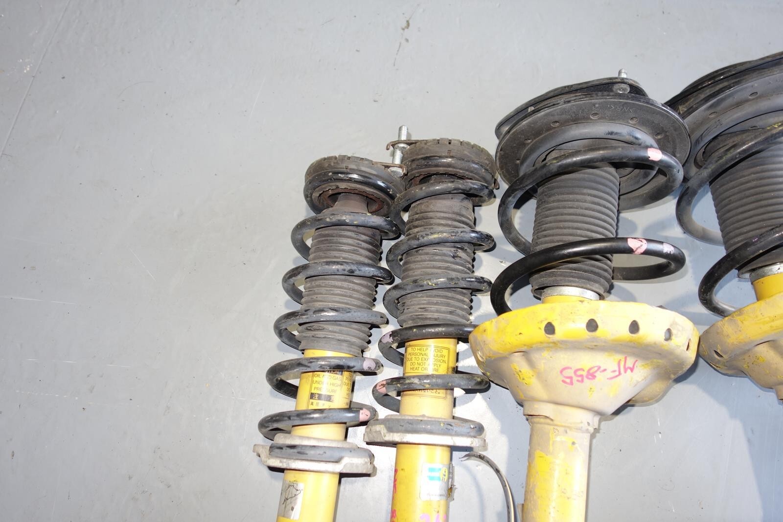 JDM SUBARU LEGACY BILSTEIN SPEC-B SHOCKS FRONT & REAR STRUTS COIL 05-2009 MF-855