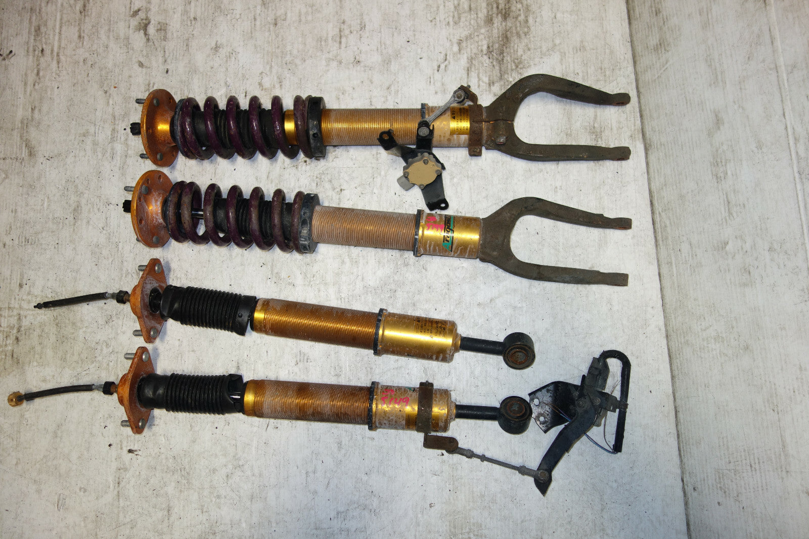 JDM Acura RL Honda Legend KB1 Aragosta Coilovers Lowering Kit 2005-2012 Japan